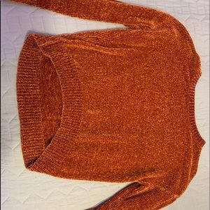 burnt orange sweater
